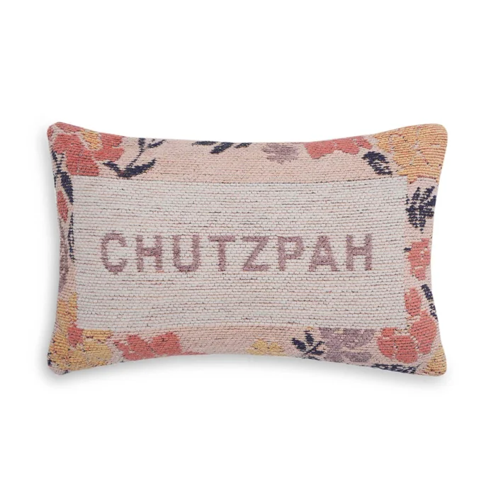 Chutzpah – Woven Pillow – Jacquard