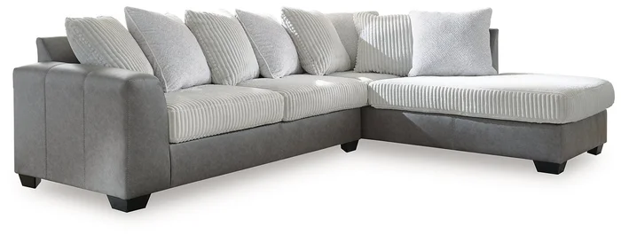 Clairette Court 2-Piece Sectional with Chaise & Ottoman