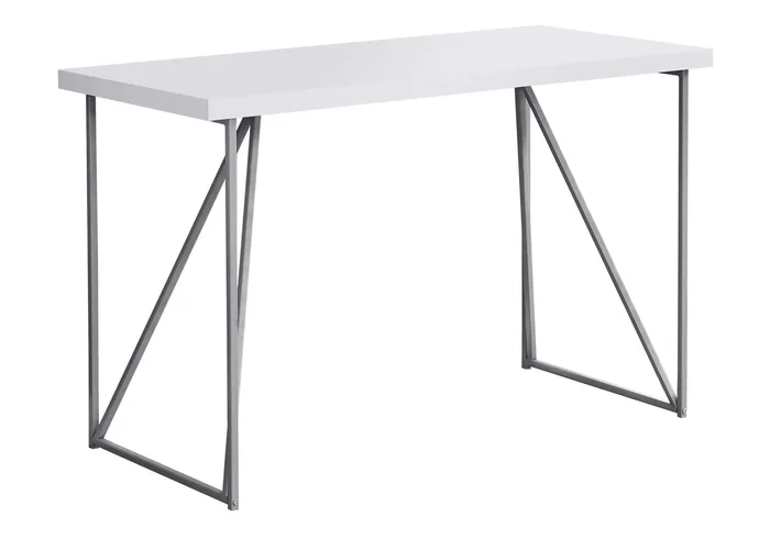 Computer Desk For Home Office Laptop, Contemporary & Modern – White