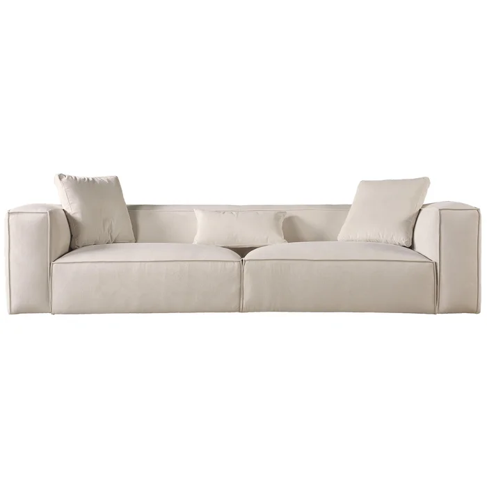 Conner Cream Corduroy Sofa 110″