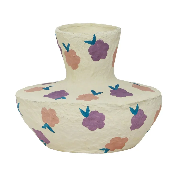 Cotton Mache – Blossoms Vase – Spring