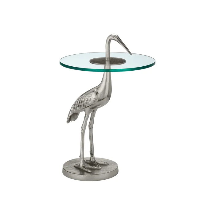 Crane Silver Accent Table