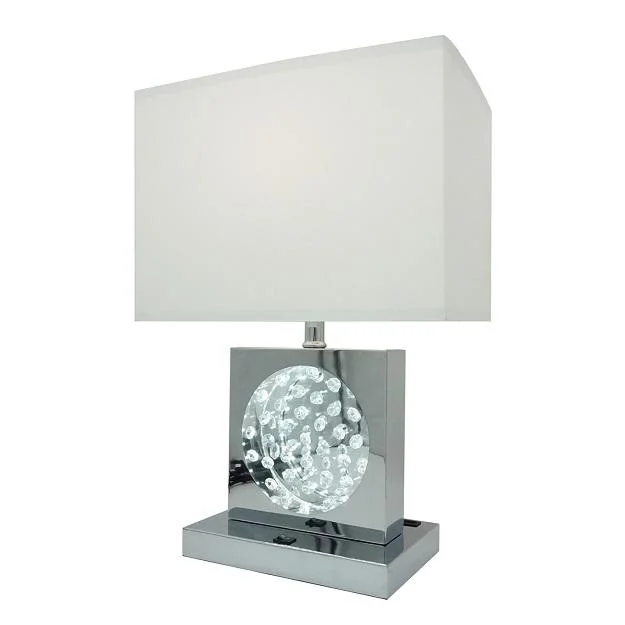 Crown Mark 6289T-CR Chrome Table Lamp