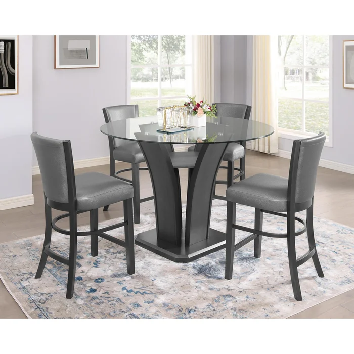 Crown Mark Camelia 1716 5 pc Counter Height Dining Set