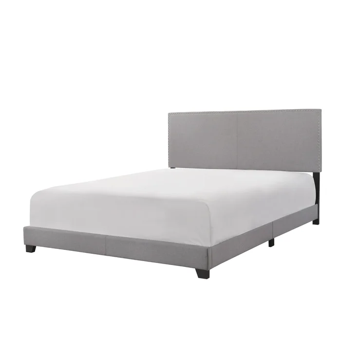 Crown Mark Erin Queen Upholstered Platform Bed 5271GY-Q-NH
