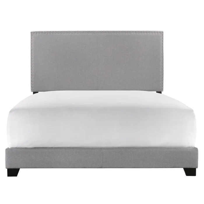 Crown Mark Erin Twin Upholstered Platform Bed 5271GY-T-NH