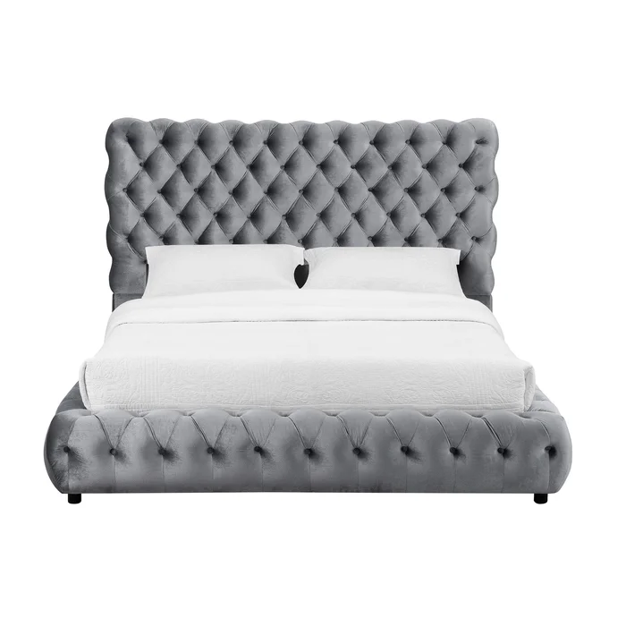 Crown Mark Flory 5112GY-Q Queen Bed – Grey