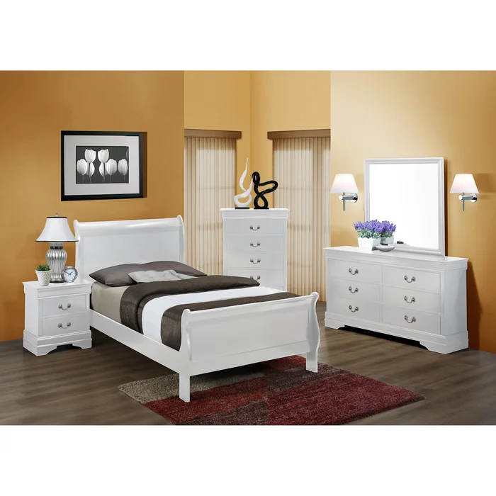 Crown Mark Helene B3650 7 pc Twin Panel Bedroom Set
