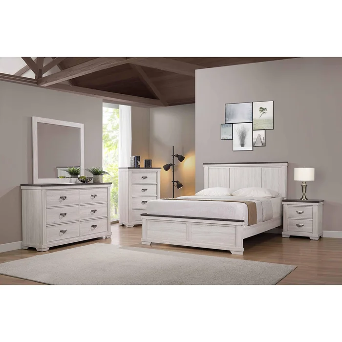 Crown Mark Leighton B8180 6 pc Queen Panel Bedroom Set