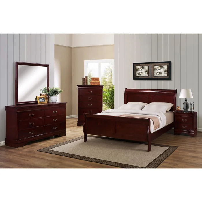 Crown Mark Louis Philip B3850 7 pc Queen Sleigh Bedroom Set
