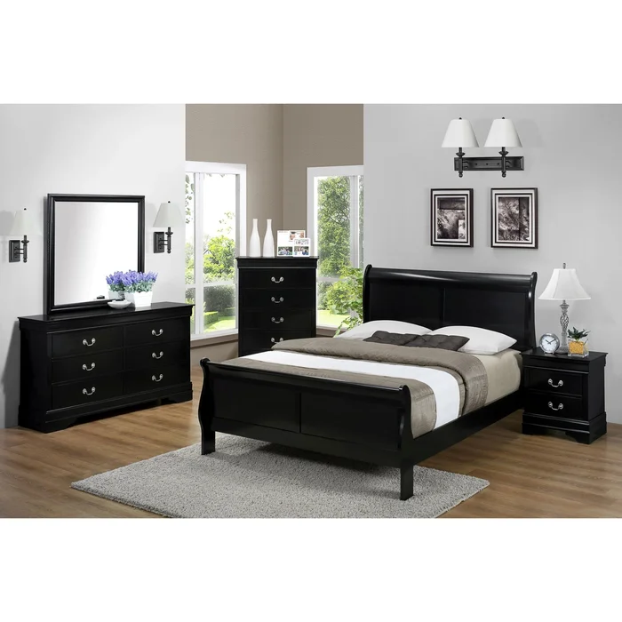 Crown Mark Louis Philip B3950 7 pc Queen Sleigh Bedroom Set