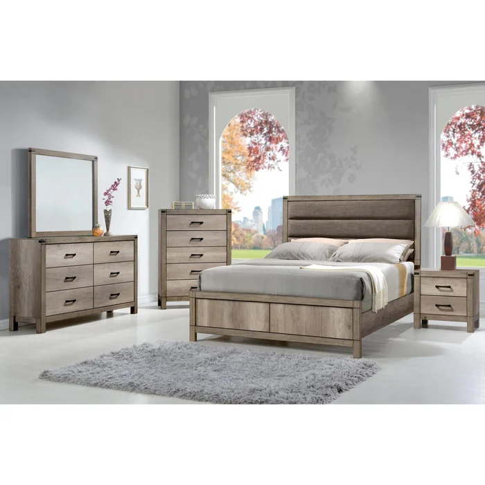 Crown Mark Matteo B3200 6 pc Queen Panel Bedroom Set