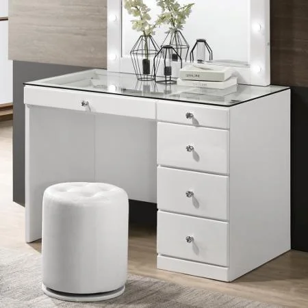 Crown Mark Morgan B4851WH Vanity Table – White