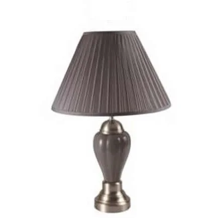 Crown Mark Porcelain Table Lamp 6115-GY-SHADE/6115-GY-BASE