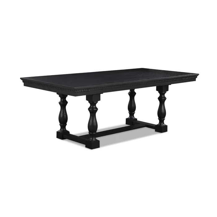 Crown Mark Regent 2270CLT-4286 Dining Table – Charcoal Black