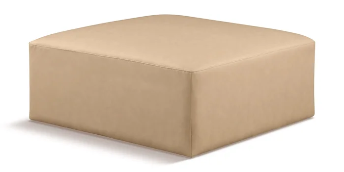Cube – Ottoman – Tan