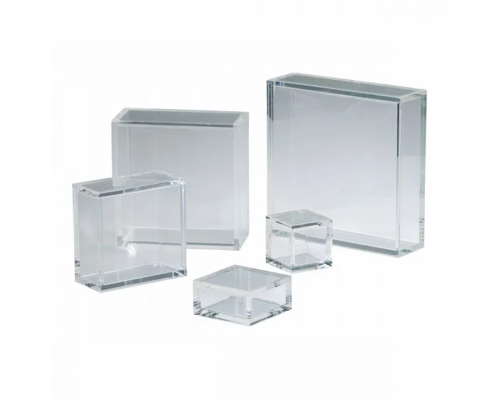 Cyan Design 8×8 Square Acrylic Pedestal – Clear (Dropshippable)