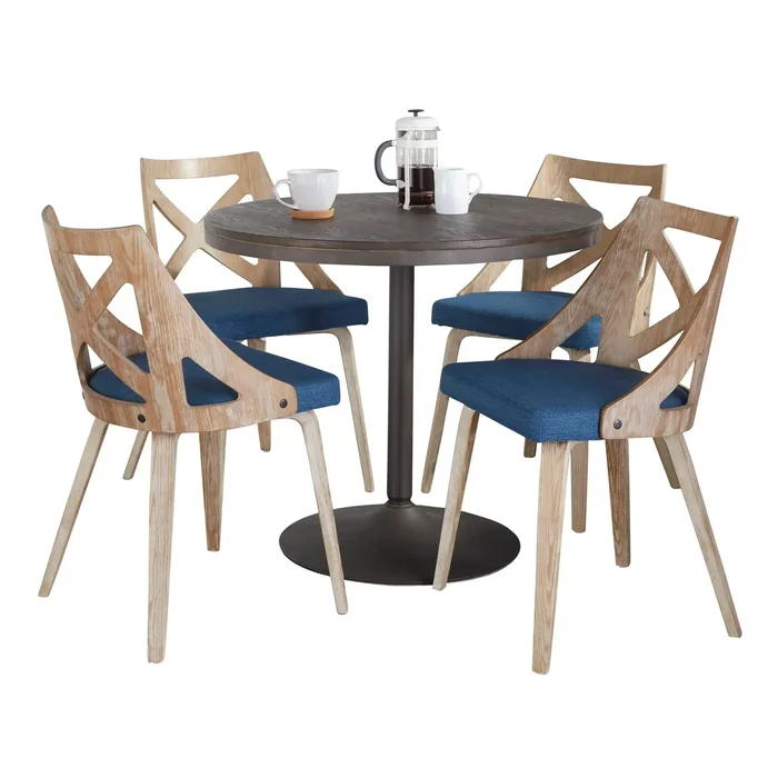 Dakota Charlotte – 5 Piece Contemporary Dining Set