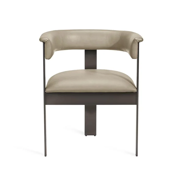 DARCY DINING CHAIR – TAUPE/ GRAPHITE