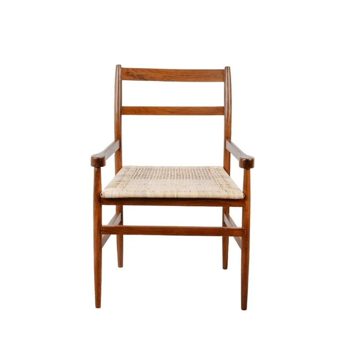 Derichs Dining Arm Chair with Cane Seat