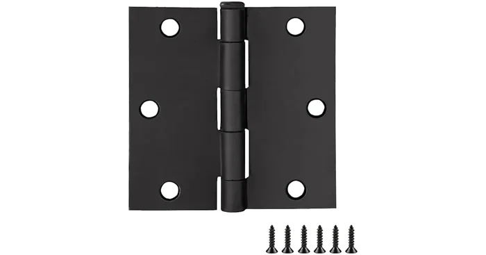 Design House 3-1/2″ x 3-1/2″ Butt Square Corner Surface Mount Door Hinge – Pack of 10