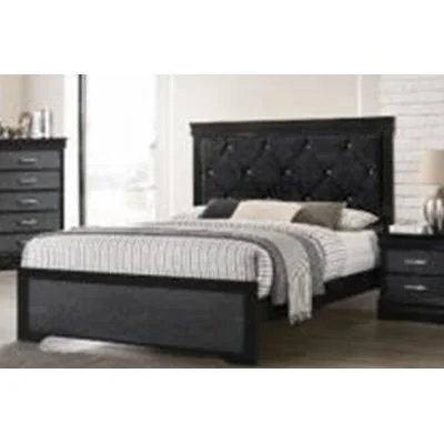 Diamond Modern Furniture CM Amalia Twin Upholstered Panel Bed B6918-T-HBFB/B6918-FT-RAIL