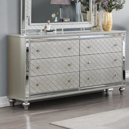 Diamond Modern Furniture CM Cristian 6-Drawer Dresser B1680-1
