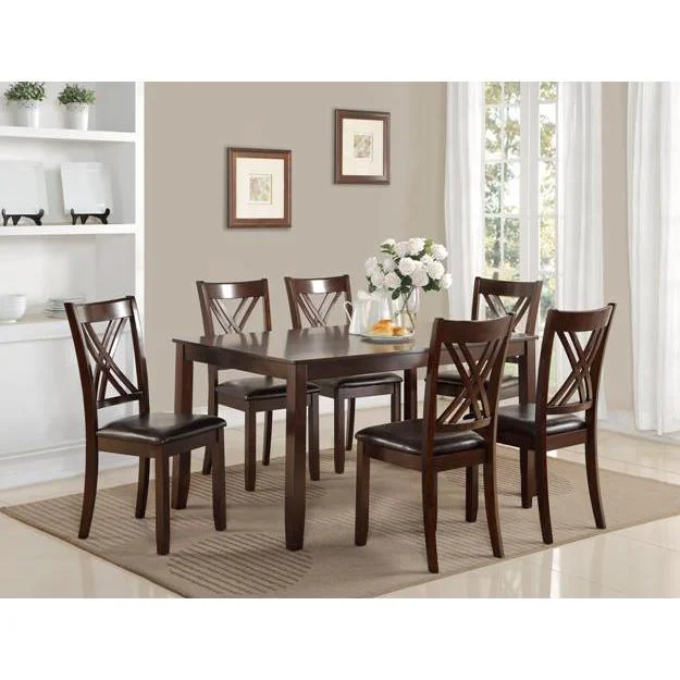 Diamond Modern Furniture CM Eloise 7 pc Dinette 2430SET