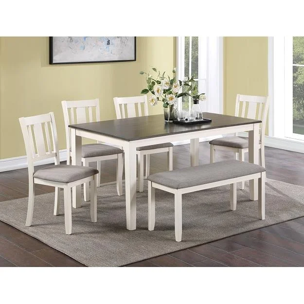 Diamond Modern Furniture CM Rowan 6 pc Dinette 2263SET-CG