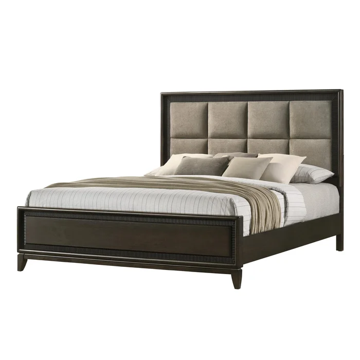 Diamond Modern Furniture CM Saratoga King Panel Bed B6540-K-FB/B6540-K-HB/B6540-KQ-RAIL