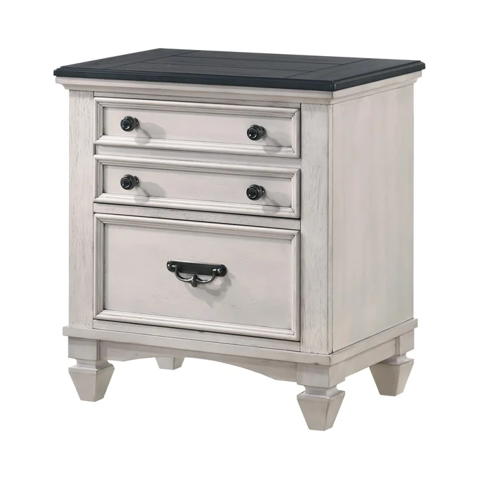 Diamond Modern Furniture CM Sawyer 2-Drawer Nightstand B9100-2N