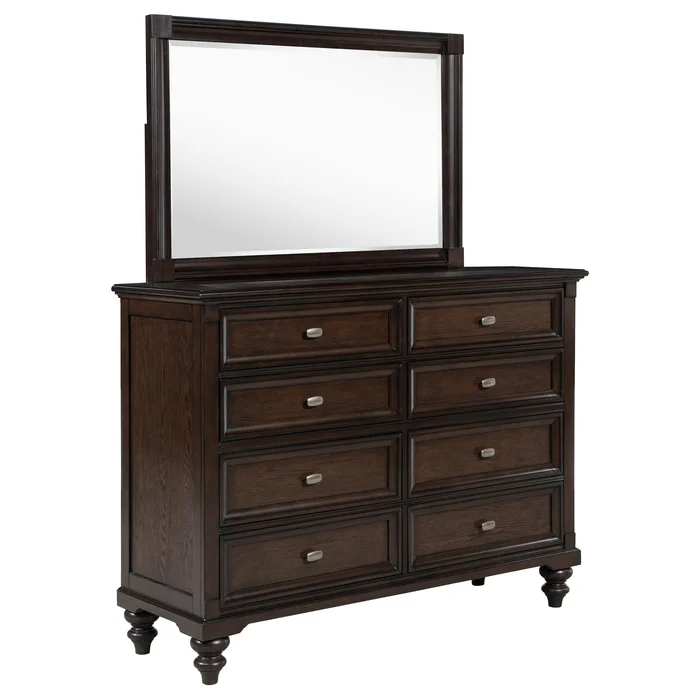 Diamond Modern Furniture COA Andover 8-Drawer Dresser with Mirror 223633M