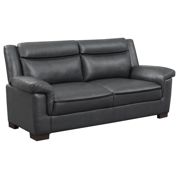 Diamond Modern Furniture COA Arabella Stationary Leatherette Sofa 506591