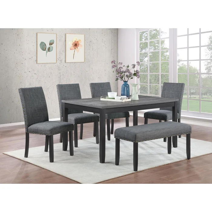 Diamond Modern Furniture COA Barlow 6 pc Dinette 150366
