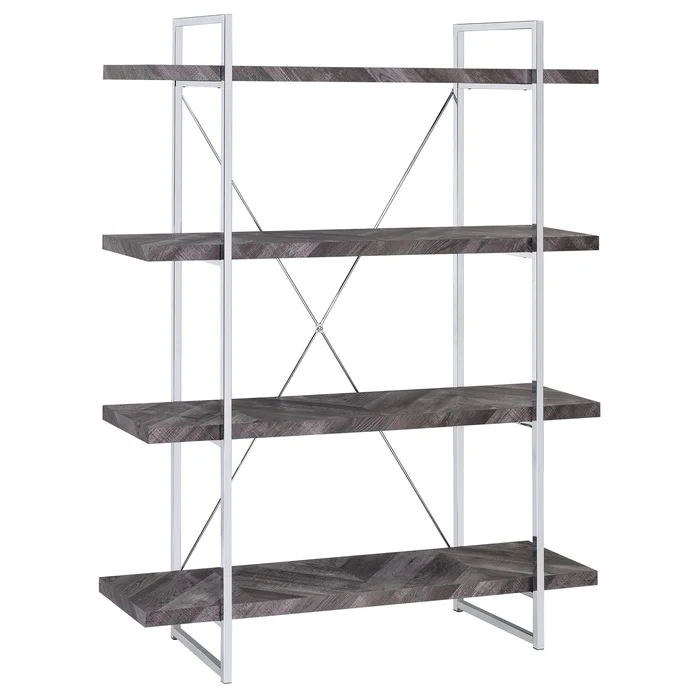 Diamond Modern Furniture COA Bookcases 4-Shelf 802613