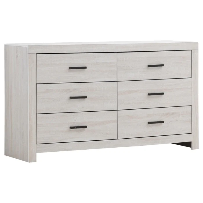 Diamond Modern Furniture COA Brantford 6-Drawer Dresser 207053