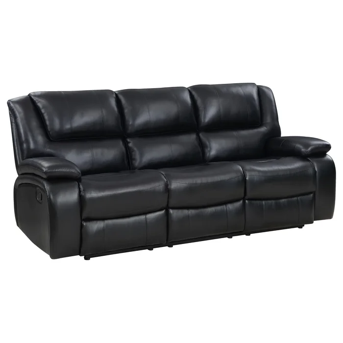 Diamond Modern Furniture COA Camila Reclining Leatherette Sofa 610244