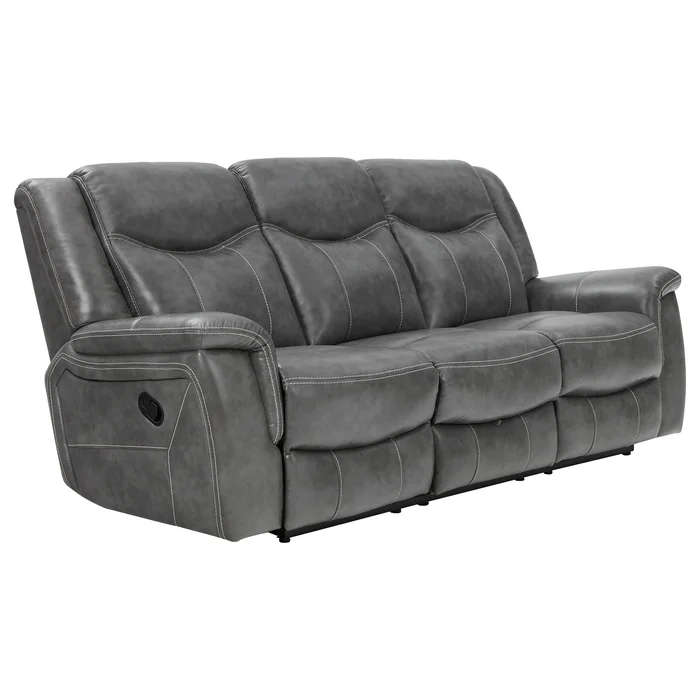 Diamond Modern Furniture COA Conrad Reclining Leatherette Sofa 650354