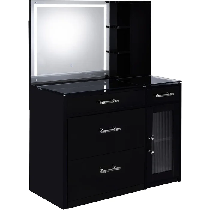 Diamond Modern Furniture COA Flora 2-Drawer Vanity Set 930219