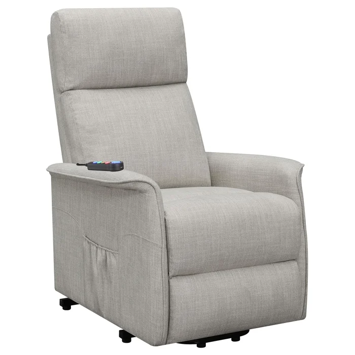 Diamond Modern Furniture COA Herrera Fabric Lift Chair with Heat and Massage 609407P