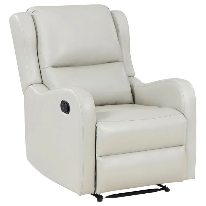 Diamond Modern Furniture COA Kelsey Leather Look Recliner 609373