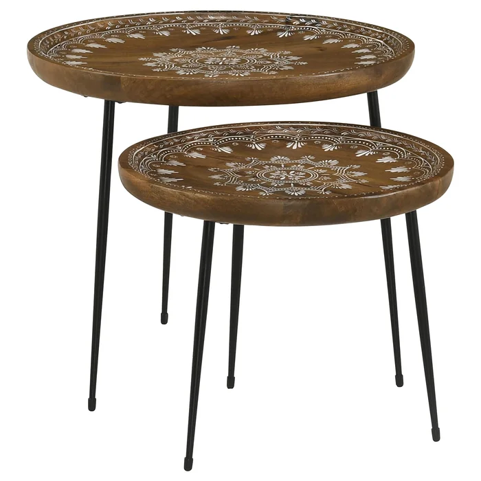 Diamond Modern Furniture COA Nuala Nesting Tables 935984