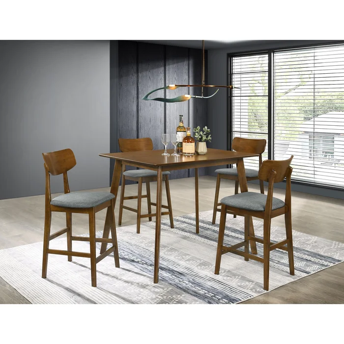Diamond Modern Furniture COA Robbie 5 pc Counter Height Dinette 150628
