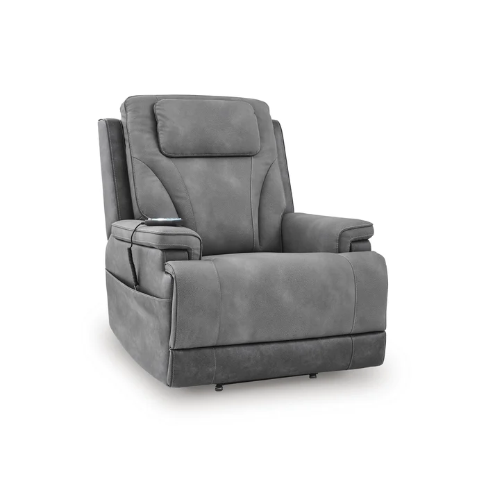 Diamond Modern Furniture Exclusive Design 4Z-Peaceful Pause Power Leather Look Recliner PC1210412