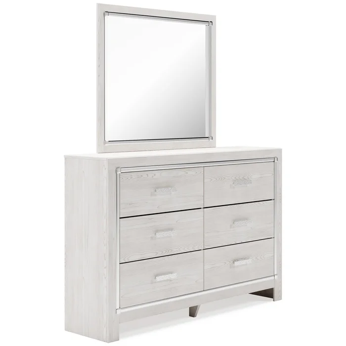 Diamond Modern Furniture Exclusive Design Altyra 6-Drawer Dresser with Mirror B2640-31/B2640-36