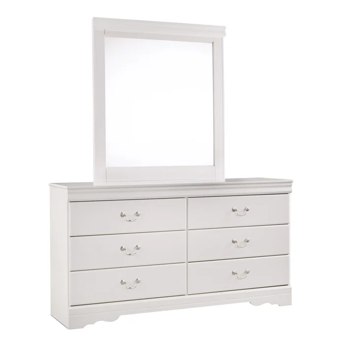 Diamond Modern Furniture Exclusive Design Anarasia 6-Drawer Dresser with Mirror B129-31/B129-36