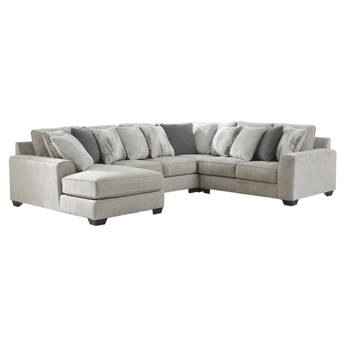 Diamond Modern Furniture Exclusive Design Ardsley Fabric 4 pc Sectional 3950416/3950434/3950477/3950456
