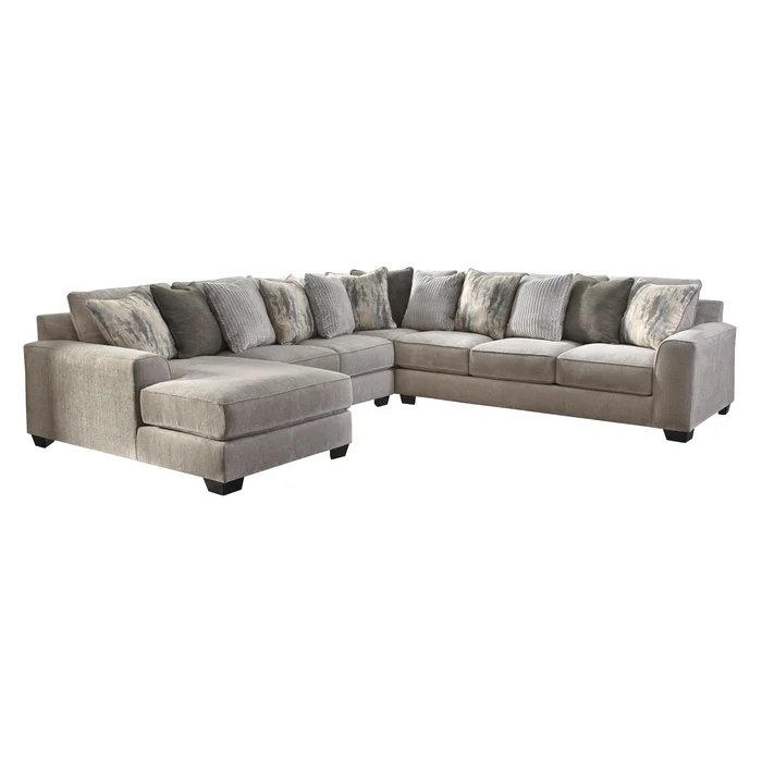 Diamond Modern Furniture Exclusive Design Ardsley Fabric 4 pc Sectional 3950416/3950434/3950477/3950467