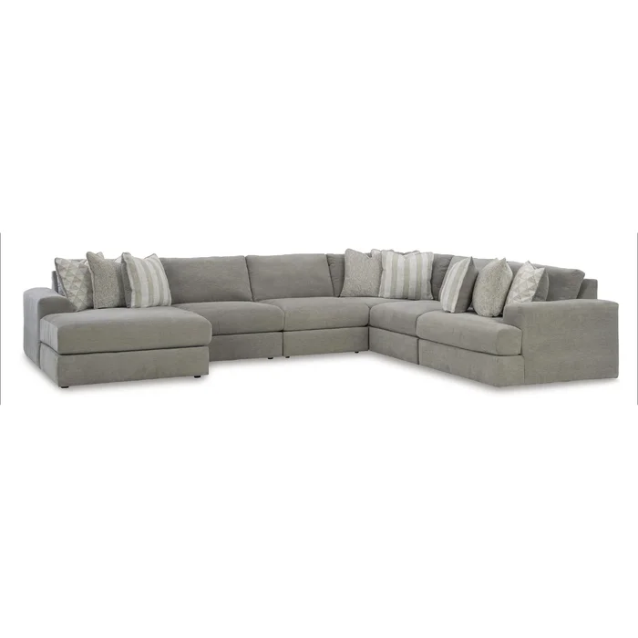 Diamond Modern Furniture Exclusive Design Avaliyah Fabric 6 pc Sectional 5810316/5810346/5810346/5810377/5810346/5810365