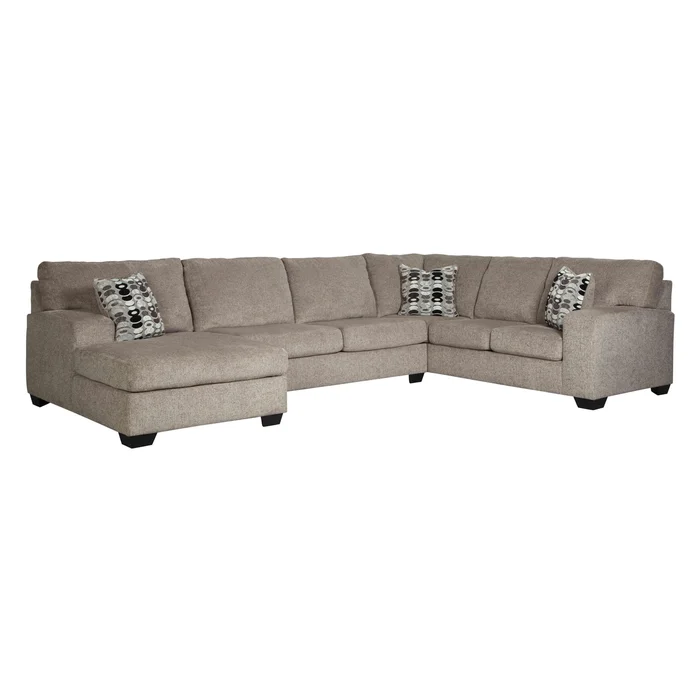 Diamond Modern Furniture Exclusive Design Ballinasloe Fabric 3 pc Sectional 8070216/8070234/8070267